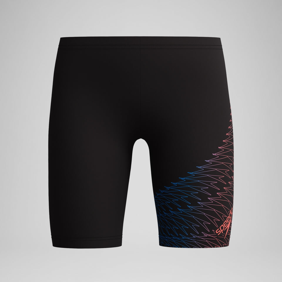Boys Medley Logo Jammer Black/Orange | Speedo