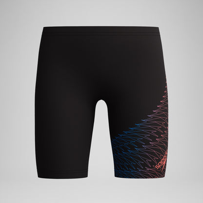 Boys Medley Logo Jammer Black/Orange | Speedo