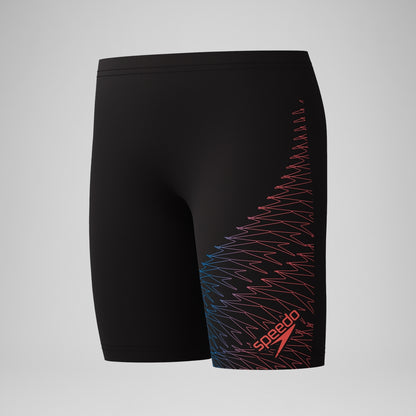 Boys Medley Logo Jammer Black/Orange | Speedo