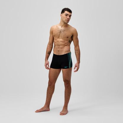 Endurance+ MAX Tech Panel Aquashort Black/Turquoise | Speedo