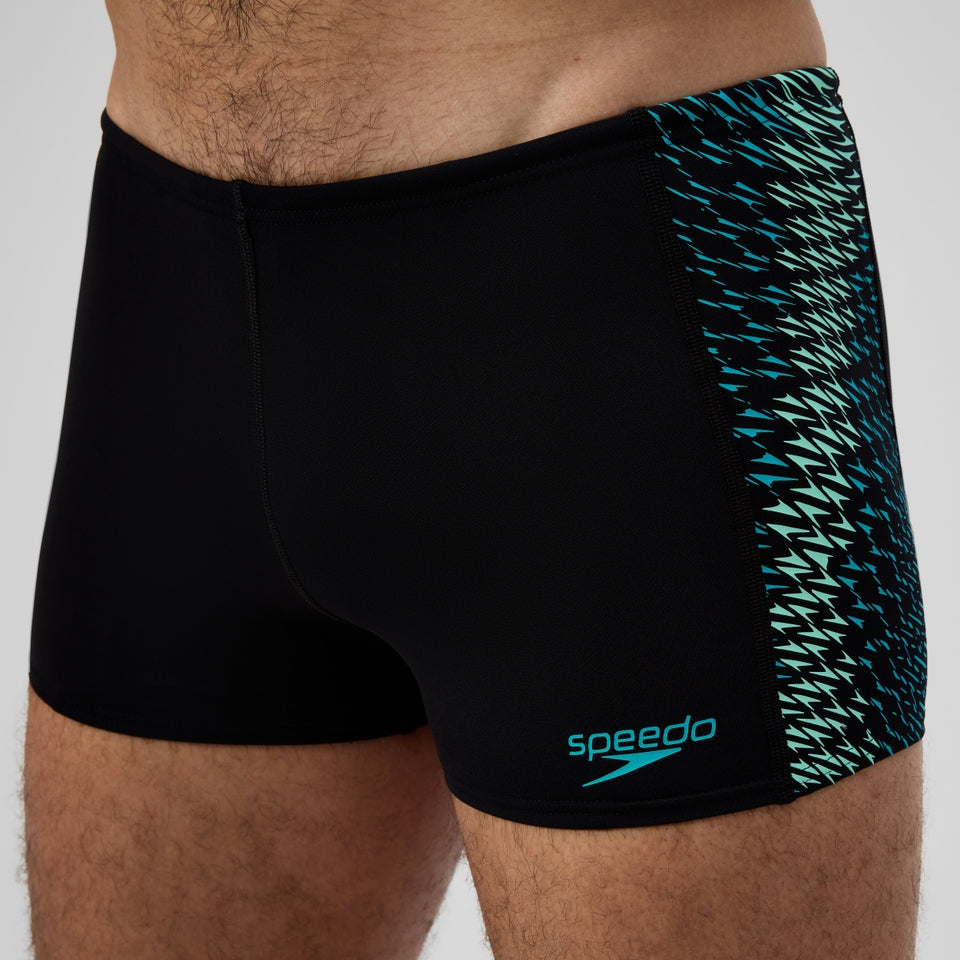 Endurance+ MAX Tech Panel Aquashort Black/Turquoise | Speedo
