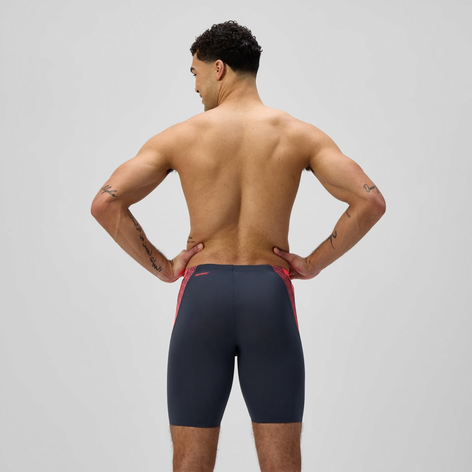 Hyperboom Splice Jammer Grey/Orange | Speedo