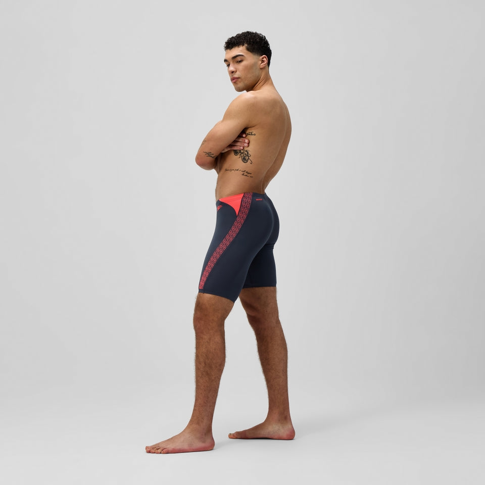 Hyperboom Splice Jammer Grey/Orange | Speedo