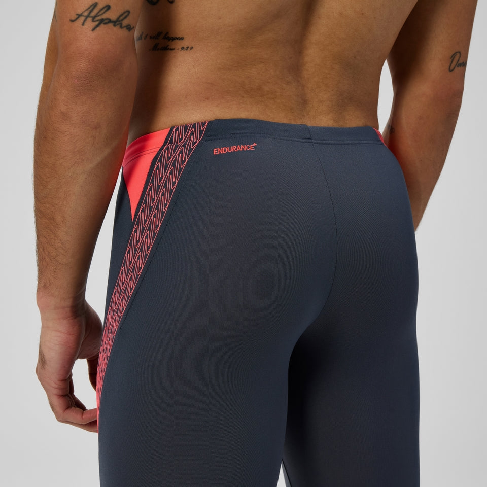 Hyperboom Splice Jammer Grey/Orange | Speedo