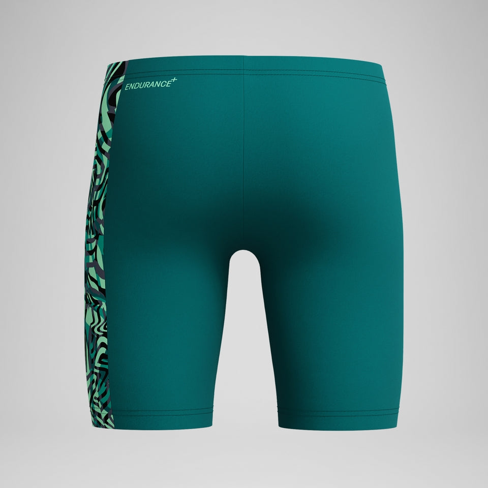 Boys Panel Jammer Green | Speedo