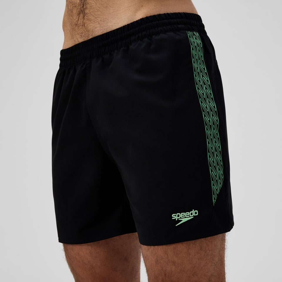 Hyperboom Splice 40cm Swim Shorts Black/Green | Speedo