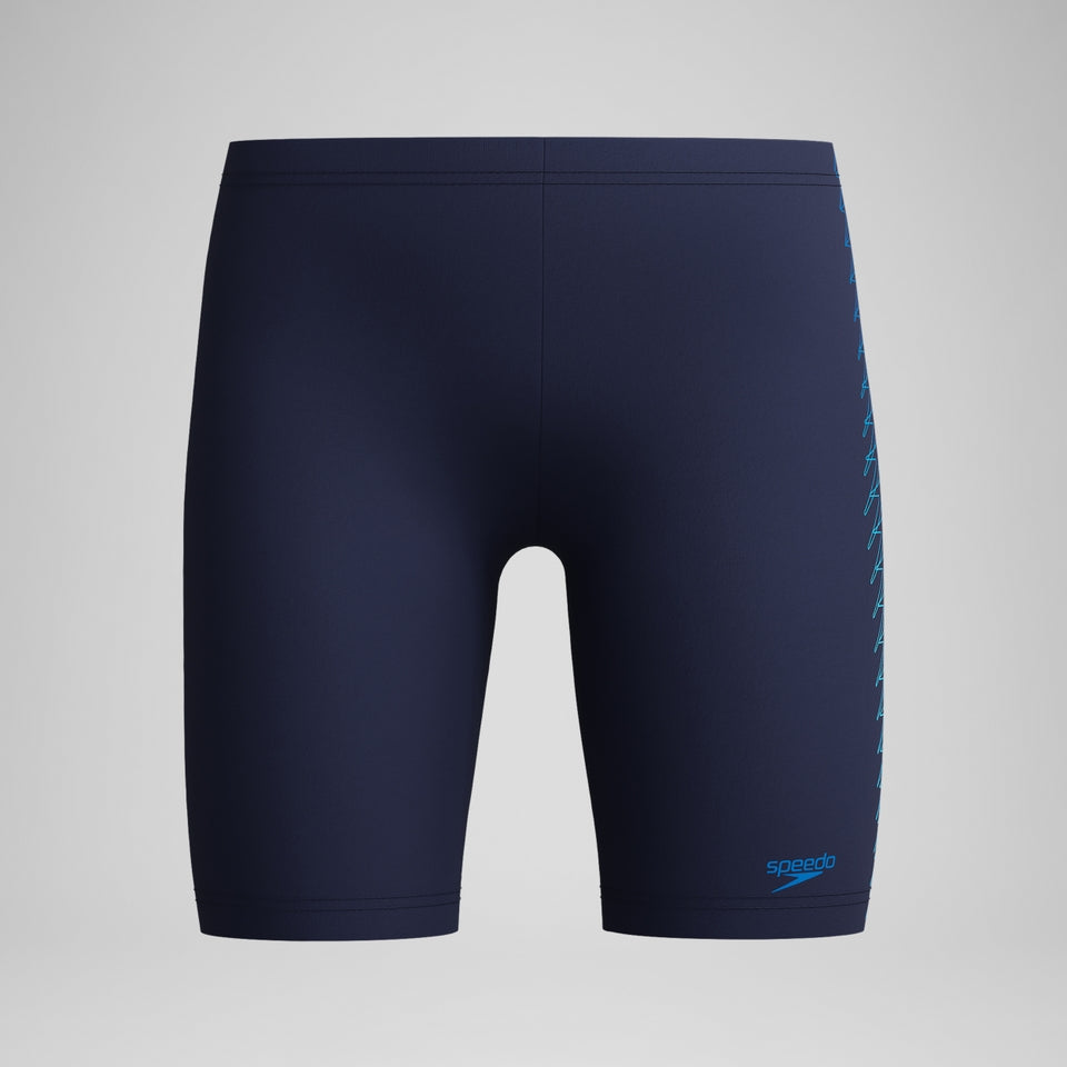 Boys Plastisol Placement Jammer Navy | Speedo