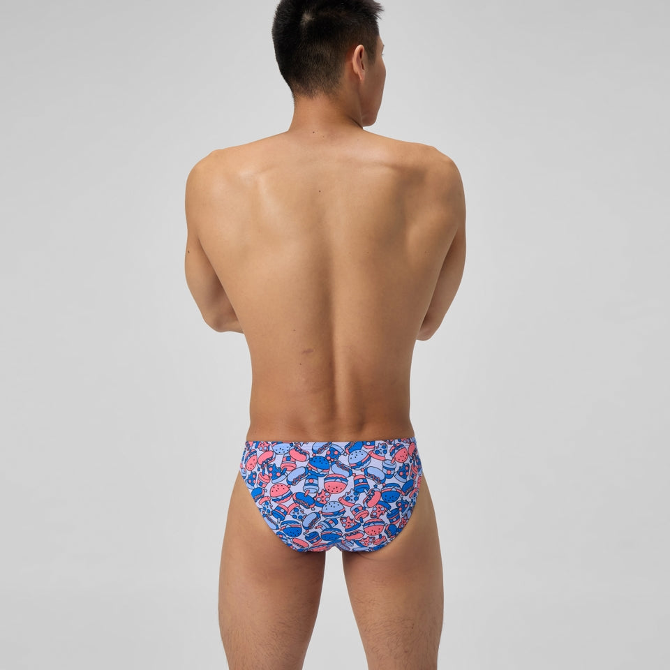 Club Training Printed Brief Blue/Orange | Speedo