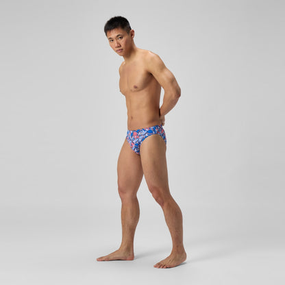 Club Training Printed Brief Blue/Orange | Speedo