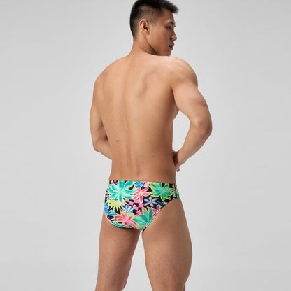 Club Training Printed Brief Green | Speedo