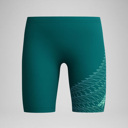 Boys Medley Logo Jammer Green | Speedo