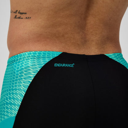 Endurance+ MAX Splice Jammer Black/Turquoise | Speedo