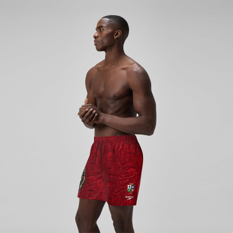 British & Irish Lions 16" Swim Shorts Red | Speedo