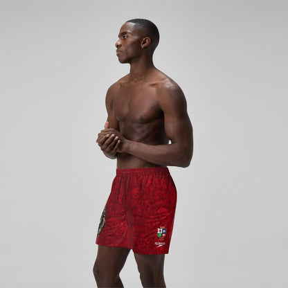British & Irish Lions 16" Swim Shorts Red | Speedo