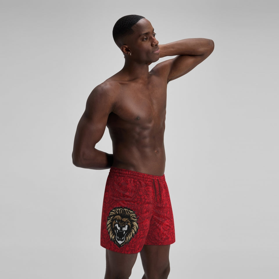 British & Irish Lions 16" Swim Shorts Red | Speedo