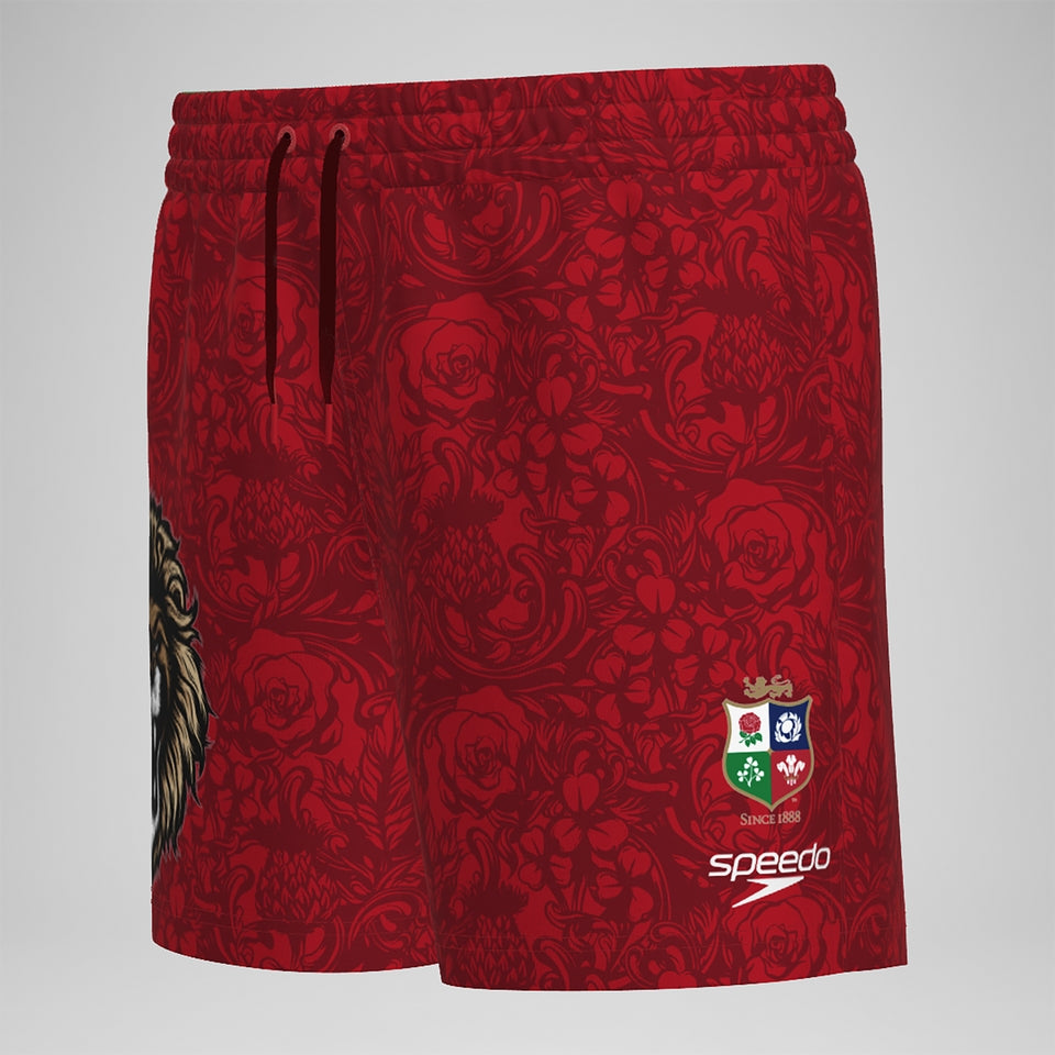 Boys British & Irish Lions 13" Swim Shorts Red | Speedo