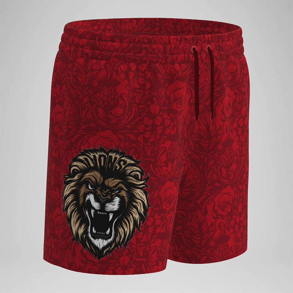 Boys British & Irish Lions 13" Swim Shorts Red | Speedo